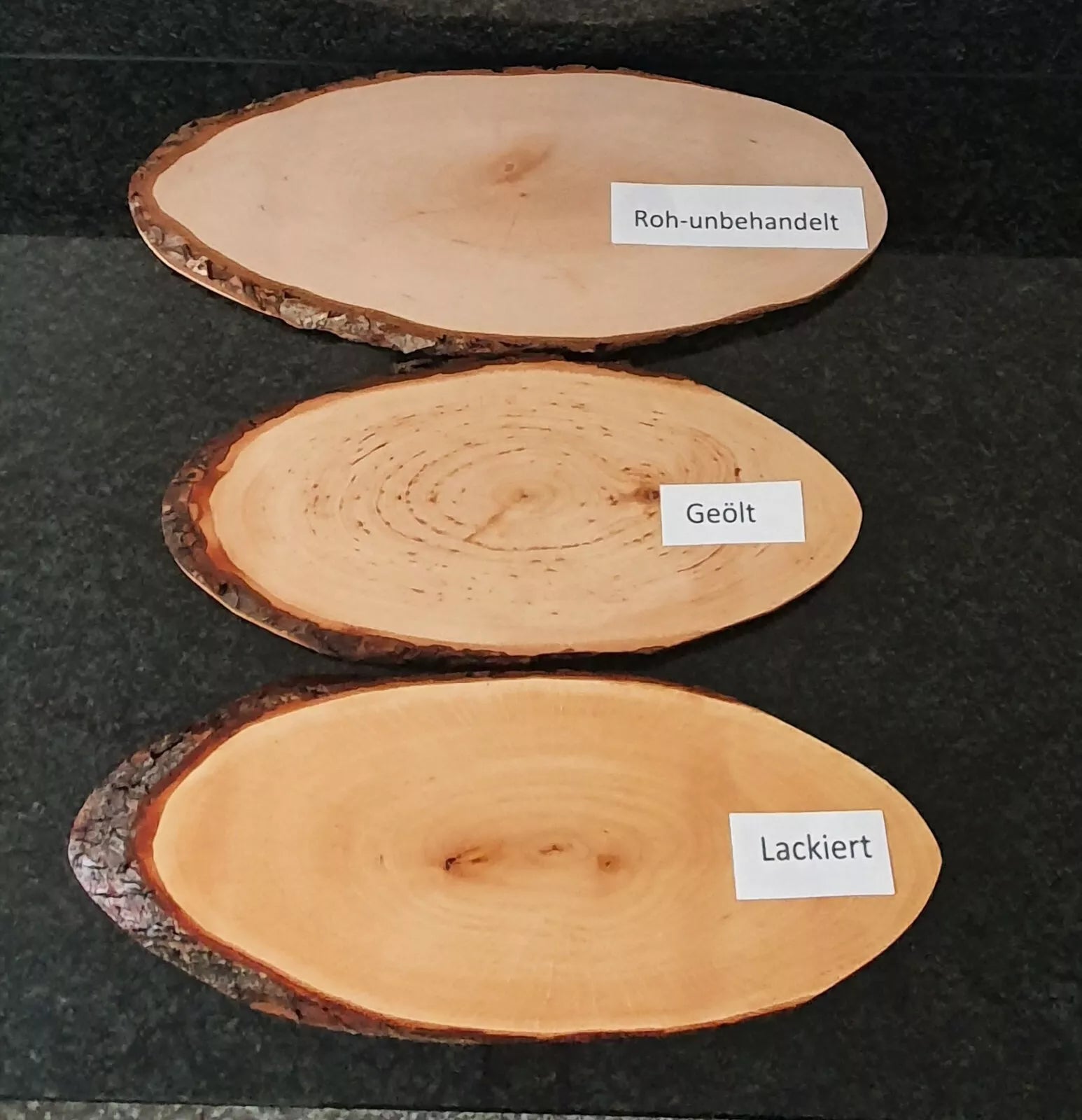 Käsebrett Rinde Schneidbrett Rindenbrett ERLE Holz Deko Servierbrett Baumscheibe